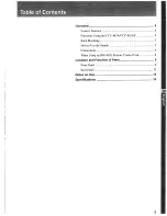 Preview for 5 page of Sony CCU-M5A Operating Instructions Manual