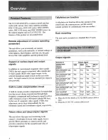 Preview for 6 page of Sony CCU-M5A Operating Instructions Manual