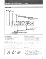 Preview for 11 page of Sony CCU-M5A Operating Instructions Manual