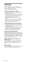 Preview for 4 page of Sony CCU-TX50 Operating Instructions Manual