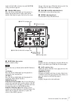 Preview for 7 page of Sony CCU-TX50 Operating Instructions Manual