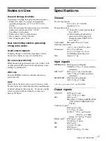 Preview for 17 page of Sony CCU-TX50 Operating Instructions Manual