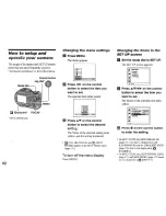 Предварительный просмотр 62 страницы Sony CD Mavica MVC-CD250 Operating Instructions Manual