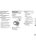 Предварительный просмотр 87 страницы Sony CD Mavica MVC-CD250 Operating Instructions Manual