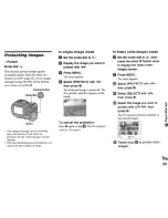 Предварительный просмотр 89 страницы Sony CD Mavica MVC-CD250 Operating Instructions Manual