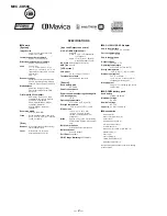 Preview for 2 page of Sony CD Mavica MVC-CD500 Service Manual