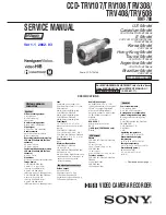 Sony CD-TRV107 Service Manual preview