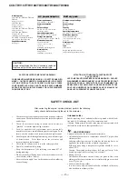 Preview for 2 page of Sony CD-TRV107 Service Manual