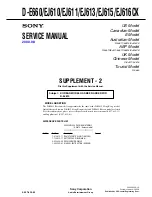 Preview for 29 page of Sony CD Walkman D-E660 Service Manual