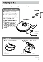 Preview for 7 page of Sony CD Walkman D-E770 Operating Instructions Manual