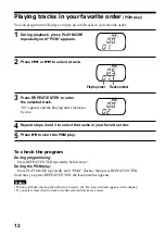 Preview for 12 page of Sony CD Walkman D-E770 Operating Instructions Manual