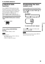 Preview for 13 page of Sony CD Walkman D-E770 Operating Instructions Manual