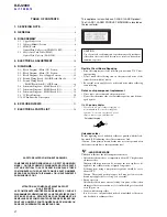 Предварительный просмотр 2 страницы Sony CD Walkman D-EJ2000 Service Manual