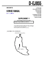 Preview for 33 page of Sony CD Walkman D-EJ855 Service Manual