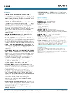 Preview for 2 page of Sony CD Walkman D-EJ855 Specifications