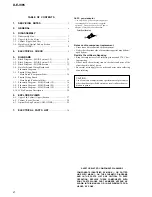 Preview for 2 page of Sony CD Walkman D-EJ985 Service Manual