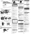 Sony CD Walkman D-FJ200 Operating Instructions предпросмотр