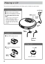 Preview for 6 page of Sony CD Walkman D-FJ61 Operating Instructions Manual