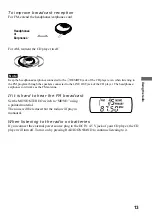 Preview for 13 page of Sony CD Walkman D-FJ61 Operating Instructions Manual