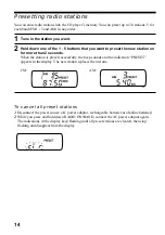 Preview for 14 page of Sony CD Walkman D-FJ61 Operating Instructions Manual