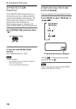 Preview for 16 page of Sony CD Walkman D-FJ61 Operating Instructions Manual