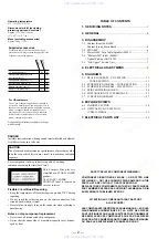 Preview for 2 page of Sony CD Walkman D-FJ65 Service Manual