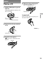 Предварительный просмотр 15 страницы Sony CD Walkman D-NE331CK Operating Instructions Manual