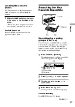 Предварительный просмотр 17 страницы Sony CD Walkman D-NE331CK Operating Instructions Manual