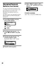 Предварительный просмотр 20 страницы Sony CD Walkman D-NE331CK Operating Instructions Manual