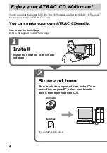 Preview for 4 page of Sony CD Walkman D-NE500 Operating Instructions Manual