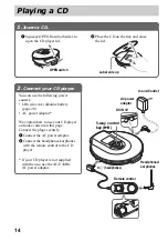 Preview for 14 page of Sony CD Walkman D-NE500 Operating Instructions Manual