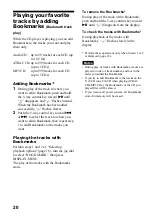 Preview for 20 page of Sony CD Walkman D-NE500 Operating Instructions Manual