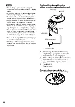 Предварительный просмотр 12 страницы Sony CD Walkman D-NE920 Operating Instructions Manual