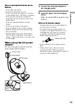 Предварительный просмотр 15 страницы Sony CD Walkman D-NE920 Operating Instructions Manual