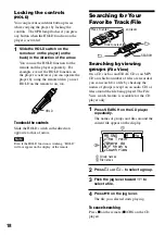 Preview for 18 page of Sony CD Walkman D-NE920 Operating Instructions Manual