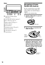 Предварительный просмотр 12 страницы Sony CD Walkman D-NF430 Operating Instructions Manual