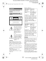 Preview for 2 page of Sony CD300 Operating Instructions Manual