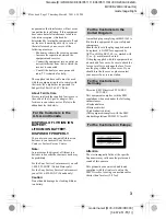 Preview for 3 page of Sony CD300 Operating Instructions Manual