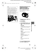 Предварительный просмотр 69 страницы Sony CD300 Operating Instructions Manual