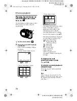 Предварительный просмотр 72 страницы Sony CD300 Operating Instructions Manual