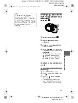 Предварительный просмотр 73 страницы Sony CD300 Operating Instructions Manual