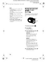 Предварительный просмотр 74 страницы Sony CD300 Operating Instructions Manual