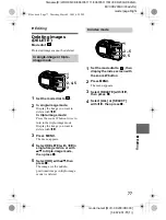 Предварительный просмотр 77 страницы Sony CD300 Operating Instructions Manual