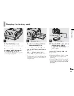 Предварительный просмотр 11 страницы Sony CD350 - CD Mavica 3.2MP Digital Camera Operating Instructions Manual