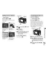 Предварительный просмотр 57 страницы Sony CD350 - CD Mavica 3.2MP Digital Camera Operating Instructions Manual