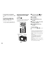 Предварительный просмотр 62 страницы Sony CD350 - CD Mavica 3.2MP Digital Camera Operating Instructions Manual