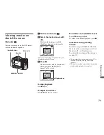 Предварительный просмотр 71 страницы Sony CD350 - CD Mavica 3.2MP Digital Camera Operating Instructions Manual