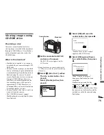 Предварительный просмотр 75 страницы Sony CD350 - CD Mavica 3.2MP Digital Camera Operating Instructions Manual