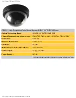 Sony CD35H Specifications preview