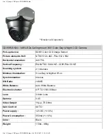 Preview for 1 page of Sony CD35IR-SH24 Specifications